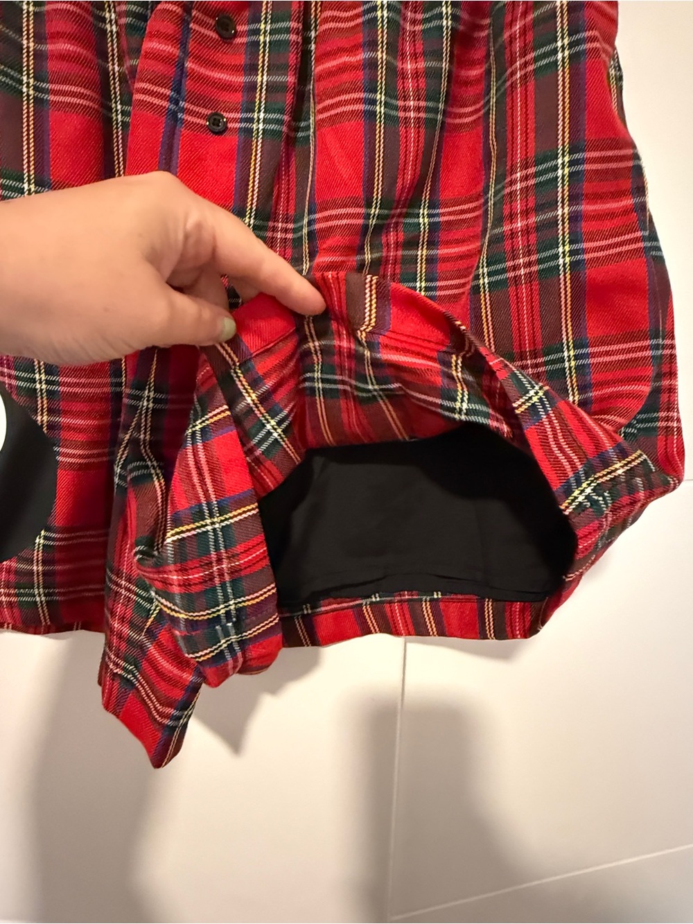 🙂 NWT Dressed in LaLa Down Bad Plaid Icon Boxer Shorts ☯️ - Picture 3 of 7